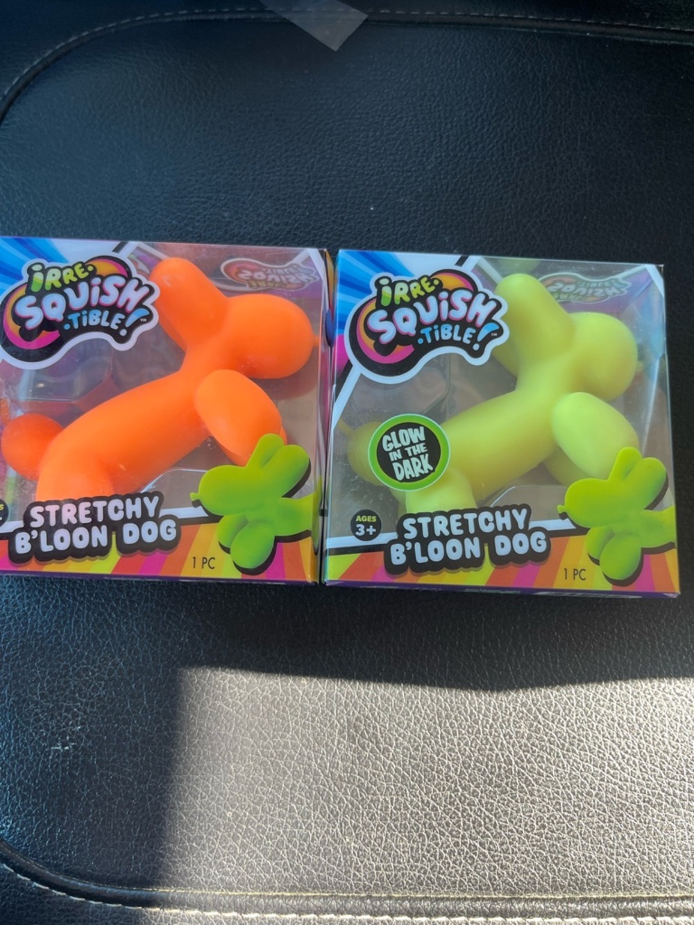 Stretchy B'loon Dog - Orange & Yellow